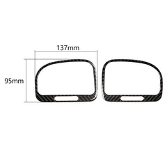 Carbon Fiber Car Left Right Air Outlet Decorative Sticker for Volkswagen Golf 6 2008-2012, Left Right Air Outlet