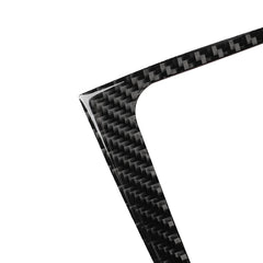 Carbon Fiber Car CD Panel Decorative Sticker for Volkswagen Golf 6 2008-2012, CD Panel