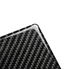 Carbon Fiber Car Ashtray Panel Decorative Sticker for Volkswagen Golf 6 2008-2012, Ashtray Panel