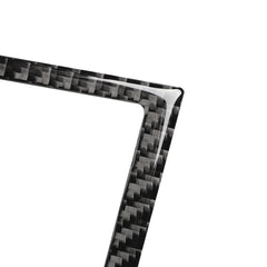 Carbon Fiber Car Ashtray Frame Decorative Sticker for Volkswagen Golf 6 2008-2012, Ashtray Frame