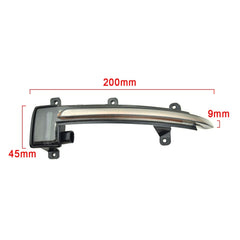 1 Pair For Audi TT MK2 2007-2014 Car Dynamic LED Turn Signal Light Rearview Mirror Flasher Water Blinker, For Audi TT MK2 2007-2014