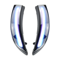 1 Pair For Ford Fiesta 2008-2017 Car Dynamic LED Turn Signal Light Rearview Mirror Flasher Water Blinker, For Ford Fiesta 2008-2017  (Blue)