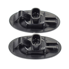 2pcs For Mazda 2 DY 2003-2007 Car Dynamic LED Fender Side Light, For Mazda 2 DY 2003-2007 (Transparent Black)