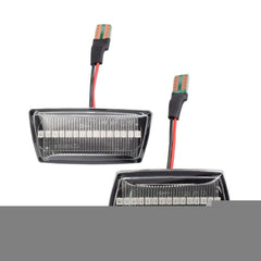 2pcs For Chevrolet Cruze 2009-2014 Car Dynamic LED Fender Side Light 1713423, For Chevrolet Cruze 2009-2014 (Transparent), For Chevrolet Cruze 2009-2014 (Transparent Black)