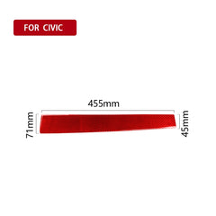 Car Carbon Fiber Central Control Decorative Sticker for Honda Tenth Generation Civic 2016-2019, Left Drive, Central Control Left Drive