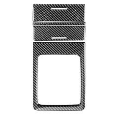 Car Carbon Fiber Storage + Gear Decorative Sticker for Mitsubishi Lancer EVO (Only GT / GTS) 2010-2015, Left and Right Drive Universal, Storage + Gear