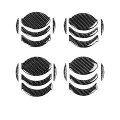 20 PCS Car Carbon Fiber Central Air Outlet Decorative Sticker for Nissan GTR R35 2008-2016, Left and Right Drive Universal, 20 PCS Central Air Outlet