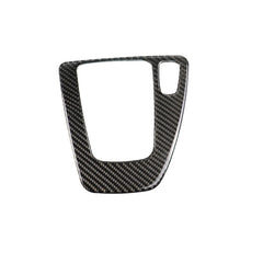 Carbon Fiber Car Right Driving Gear Panel Decorative Sticker for BMW E90 / E92 2005-2012, Right Driving Gear Panel