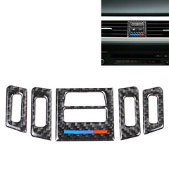 5 PCS Low Matching Carbon Fiber Car Air Outlet Decorative Sticker for BMW E90 / E92 / E93 2005-2012, Low Matching Air Outlet