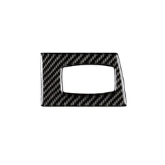 Carbon Fiber Car Left Driving Ignition Switch Decorative Sticker for BMW E90 / E92 2005-2012, Left Driving Ignition Switch
