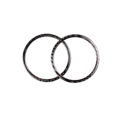 Carbon Fiber Car Horn Circle Decorative Sticker for BMW E90 / E84 / 320i / 325i, Horn Circle