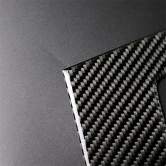 Carbon Fiber Car Central Control CD Panel Decorative Sticker for BMW E90 / E92 2005-2012, High Edition without Hole, CD Panel(High Edition without Hole)