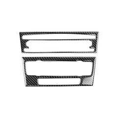Carbon Fiber Car Central Control CD Panel Decorative Sticker for BMW E90 / E92 2005-2012, Non Navigation with Hole, CD Panel(Non Navigation with Hole)