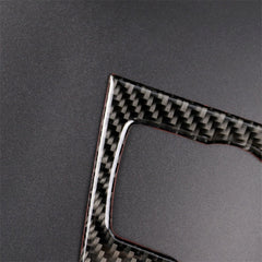 Carbon Fiber Car Central Control CD Panel Decorative Sticker for BMW E90 / E92 2005-2012, Non Navigation without Hole, CD Panel(Non Navigation without Hole)
