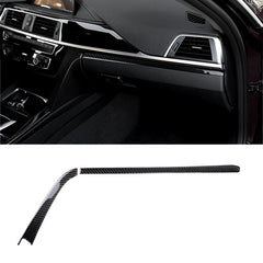 Carbon Fiber Car Copilot Central Control Decorative Sticker for BMW F30 2013-2018 / F34 2013-2018, Sutible for Left Driving, Copilot Central Control