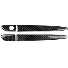 One Set Car Carbon Fiber Outside Door Handle without Smart Hole Decorative Sticker for Mazda CX-5 2017-2018, Right Drive, Outside Door Handle without Smart Hole, Right Drive