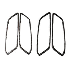 4 in 1 Car Carbon Fiber Door Handle Decorative Sticker for BMW 3 Series G20/G28/325Li/330d/335 2019-2020, Left and Right Drive Universal, Door Handle