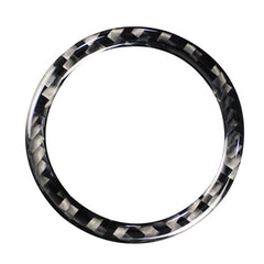 Car Carbon Fiber Start Circle Decorative Sticker for Lexus IS250 300 350C 2006-2012, Left and Right Drive Universal, tart Circle