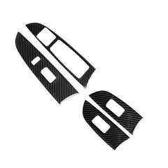Car Carbon Fiber Window Glass Lift Decorative Sticker for Lexus IS250 300 350C 2006-2012, Right Drive, Window Glass Lift, Right Drive