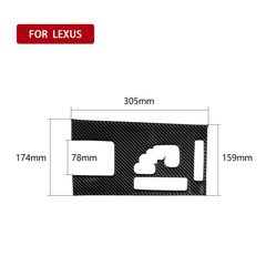 Car Carbon Fiber Gears A Decorative Sticker for Lexus IS250 300 350C 2006-2012, Right Drive, Gears A, Right Drive