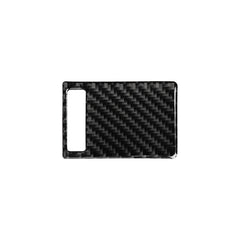 Car Carbon Fiber Air Outlet Adjustment Panel Decorative Sticker for Audi A6 2005-2011, Left Drive, Air Outlet Adjustment Panel, Left Drive