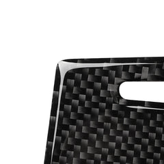 Car Carbon Fiber Water Cup Cover Decorative Sticker for Audi A6 2005-2011, Left and Right Drive Universal, Water Cup Cover