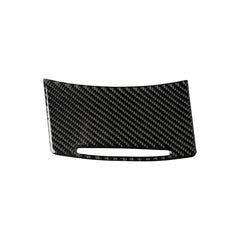 Car Carbon Fiber Storage Cover Decorative Sticker for Audi A6 2005-2011, Left Drive, Storage Cover, Left Drive