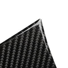 Car Carbon Fiber Storage Cover Decorative Sticker for Audi A6 2005-2011, Left Drive, Storage Cover, Left Drive