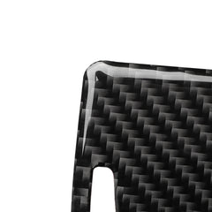 Car Carbon Fiber Storage Cover Decorative Sticker for Audi A6 2005-2011, Left Drive, Storage Cover, Left Drive