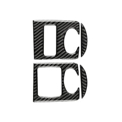 Car Carbon Fiber Glass Lifter Panel Decorative Sticker for Audi TT 8n 8J MK123 TTRS 2008-2014, Left Drive, Glass Lifter , Left Drive