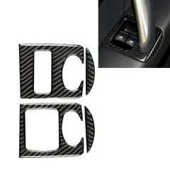 Car Carbon Fiber Glass Lifter Panel Decorative Sticker for Audi TT 8n 8J MK123 TTRS 2008-2014, Left Drive, Glass Lifter , Left Drive