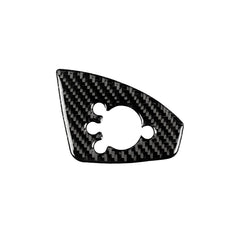 Car Carbon Fiber Door Button Decorative Sticker for Audi TT 8n 8J MK123 TTRS 2008-2014, Left Drive, B Style, Door Button , Left Drive B