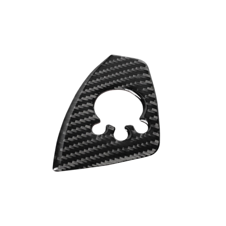 Car Carbon Fiber Door Button Decorative Sticker for Audi TT 8n 8J MK123 TTRS 2008-2014, Left Drive, A Style, Door Button, Left Drive A