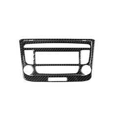 Car Carbon Fiber Air Conditioning CD Panel Decorative Sticker for Audi TT 8n 8J MK123 TTRS 2008-2014, Left and Right Drive Universal, B Style, Air Conditioning CD Panel B