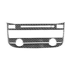 Car Carbon Fiber Air Conditioning Panel Decorative Stickers for Jaguar F-PACE X761 XE X760 XF X260 2016-2020, Left and Right Drive Universal, Air Conditioning Panel