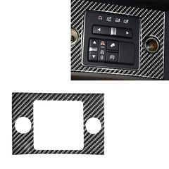Car Carbon Fiber Cigarette Lighter Panel Decorative Sticker for Land Rover Discovery 4 2010-2016, Left and Right Drive Universal, Cigarette Lighter Panel