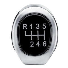 Car 6-speed Matte Silver Gear Shift Lever Knob for BMW, 6-speed Matte Silver