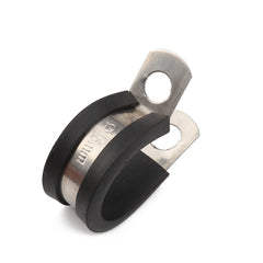 10 PCS Car Rubber Cushion Pipe Clamps Stainless Steel Clamps, Size: 3/8 inch (10mm), Size: 3/8 inch (10mm)