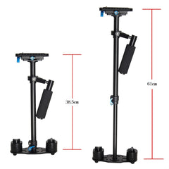 YELANGU S60L 61cm Aluminum Handheld Stabilizer for DSLR Camera DV