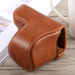 Full Body Camera PU Leather Case Bag with Strap for Sony A5100, For Sony A5100