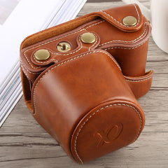 Full Body Camera PU Leather Case Bag with Strap for Sony A5100, For Sony A5100