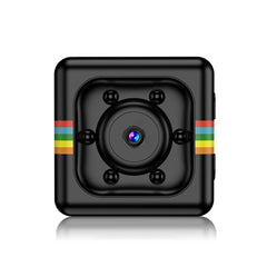 SQ11 Mini DV HD 1080P 2MP Sport Recorder Camera with Holder, Support Monitor Detection & IR Night Vision & TF Card, SQ11 6 LEDs Black