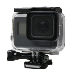 For GoPro HERO6 /5 Black 60m Underwater Waterproof Housing Diving Case with Touch Screen Back Door & Filter / Buckle Basic Mount & Screw, No Need to Disassemble Lens, 60m Waterproof