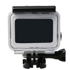 For GoPro HERO6 /5 Black 60m Underwater Waterproof Housing Diving Case with Touch Screen Back Door & Filter / Buckle Basic Mount & Screw, No Need to Disassemble Lens, 60m Waterproof