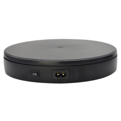 22cm Electric Rotating Turntable Display Stand Live Video Shooting Props Turntable Jewelry Shoes Display Platform, US Plug, 22cm(Black), 22cm(White)