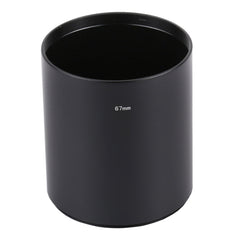 67mm Thread Type Straight Tube Full Metal Lens Hood Shade for Medium Telephoto Lens, 67mm