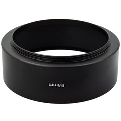 95mm Thread Type Straight Tube Full Metal Lens Hood Shade for Medium Telephoto Lens, 95mm