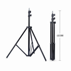 TRIOPO Oubao 1.9m Portable Studio Light Metal Tripod, 1.9m Height