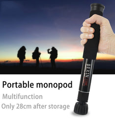 BEXIN P308D Portable Travel Outdoor DSLR Camera Aluminum Alloy Monopod Holder, P308D