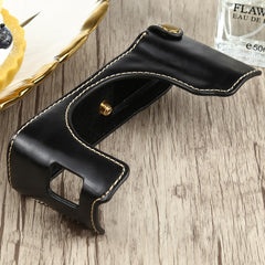 1/4 inch Thread PU Leather Camera Half Case Base for FUJIFILM X100V, For FUJIFILM X100V